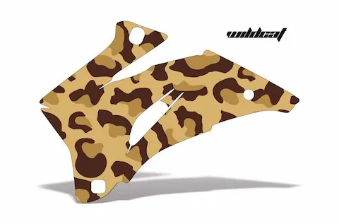 Wildcat design sample, a bold spotted pattern