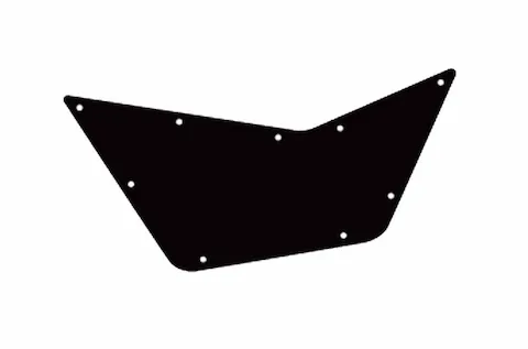 Door graphic shape for Factory UTV doors