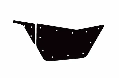 Door graphic shape for UTV Inc doors
